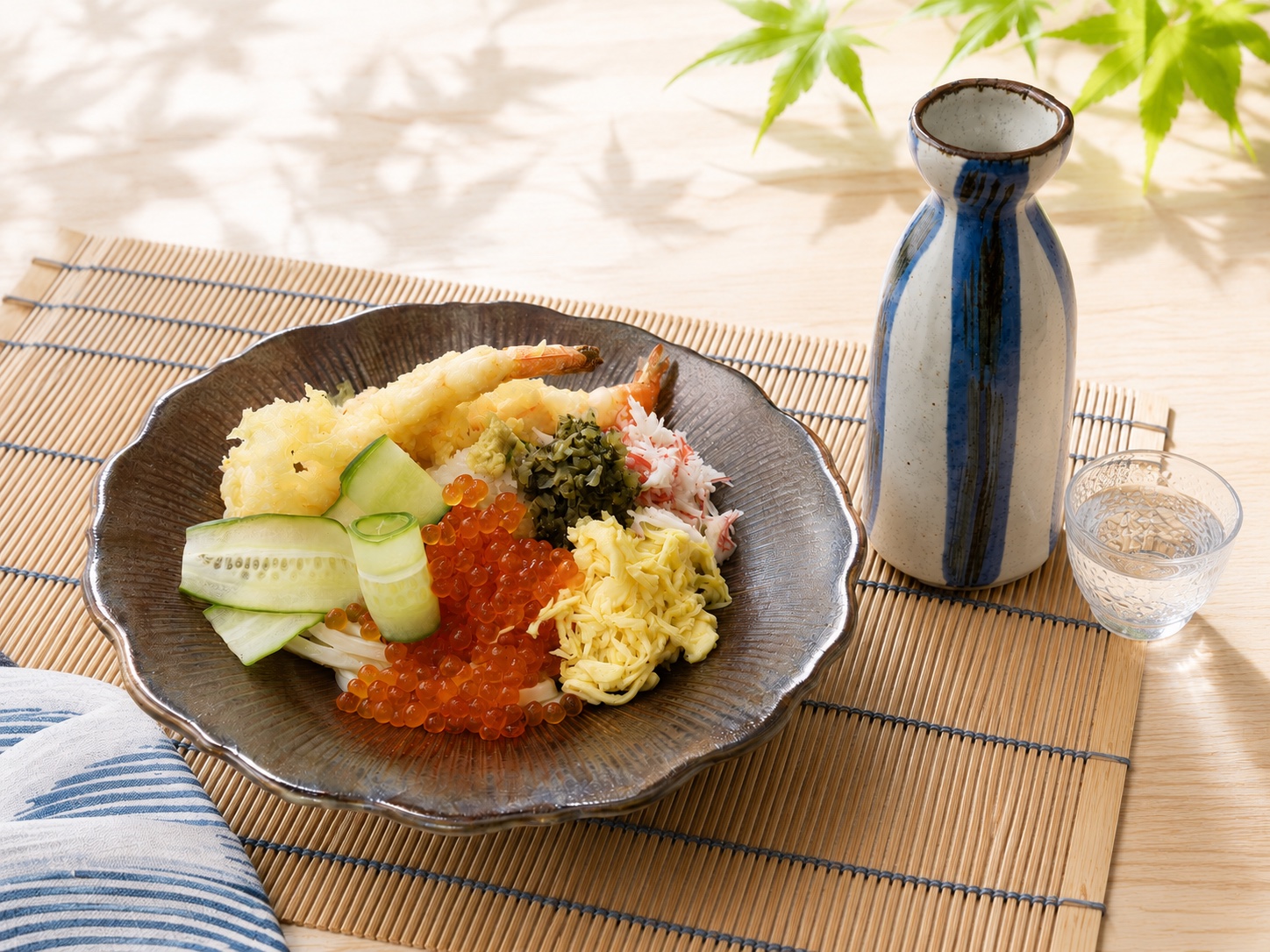 Premium Seafood Cold Udon