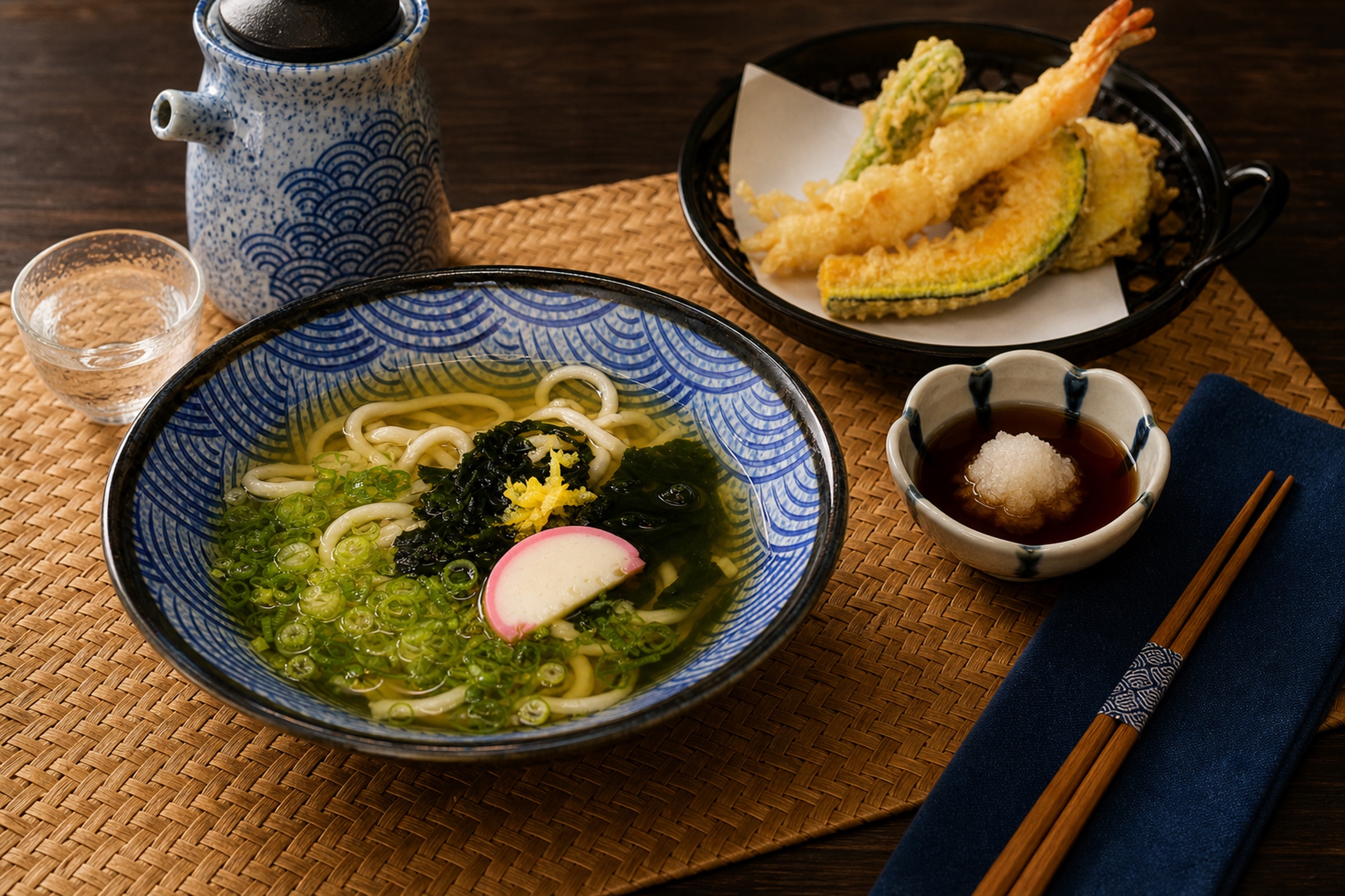 Warm Tempura Udon